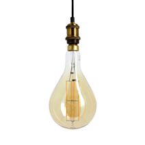 Ampoule led déco filament ambrée E27 800lm 8W blanc chaud - XANLITE