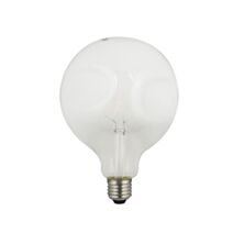 Ampoule LED Globe G125 Irrégulière lacté E27 6W 600lm blanc chaud - XANLITE