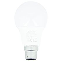 2 ampoules led SMD A60 opaque B22 806lm 60W 2700K blanc chaud