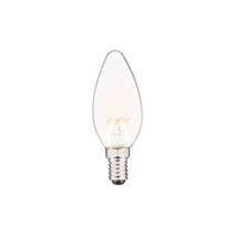 Ampoule filament led Flamme opaque E14 806lm 60W 2700K blanc chaud