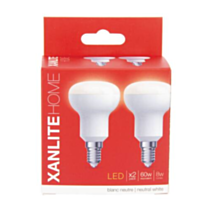 2 ampoules led SMD R50 E14 806lm 60W 4000K blanc neutre