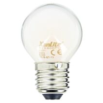 2 ampoules filament led P45 E27 806lm 60W blanc chaud - XANLITE