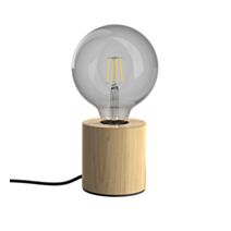 Lampe à poser bois cylindre E27 IP20 - XANLITE