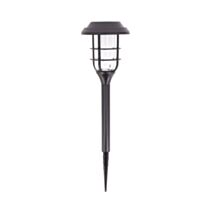Balise solaire Led effet flamme Ø11,8xH42,7cm Noir 