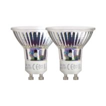 2 ampoules SMD LED culot GU10 520Lm 75W 4000K Blanc neutre