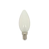 Ampoule Filament LED Flamme Opaque E14 1055lm 4000K Blanc neutre