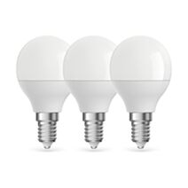 2+1 ampoules SMD LED P45 Opaques E14 470Lm 40W 2700K Blanc chaud