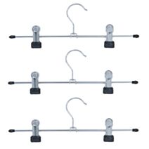 Cintre x3 métal avec pinces