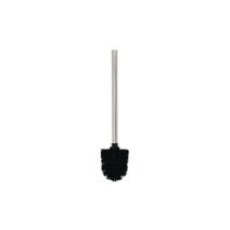 Balai brosse WC manche en inox brosse noire MSV
