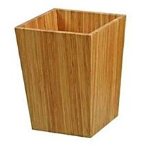 Poubelle Salle de Bain Bambou 6L