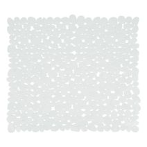 Tapis de douche Galets blanc