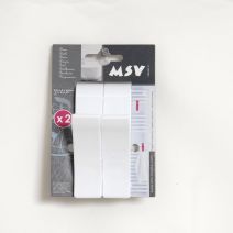 Lot de 2 crochets / patères blanc