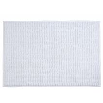 Tapis de bain Chenille 40x60cm blanc MSV