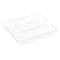 Egouttoir basique en acier plastifié blanc - MSV