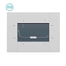 Miroir salle de bain LED auto-éclairant 80x60cm