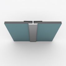 Profilé de jonction chrome pour panneau mural 