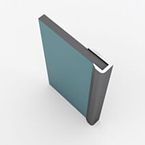 Profilés de finition chrome pour panneau mural