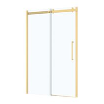 Paroi de douche New Rolling Gold verre trempé 8mm 120cm - AURLANE