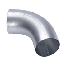 Coude cintré Ø80mm zinc