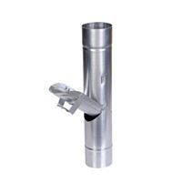 Récupérateur d'eau Ø80mm zinc