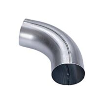 Coude cintré Ø80mm acier galvanisé