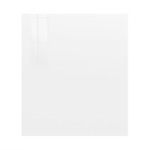 Joue de finition Artika pour meuble haut Blanc Laqué 71,3x58x1,8cm