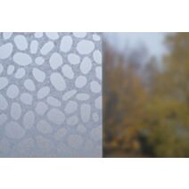 Adhésif vitrostatique 1m5 0,675cm pierre