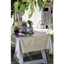 Protège table crystal imprime 20/100 carre incolore - VENILIA