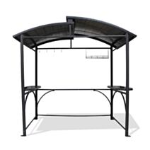 Abri barbecue 2,40x1,5m aluminium - DCB