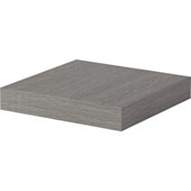 Etagère murale chêne gris 23x23.5cm x 38mm - DECO SYSTEM