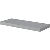 Étagère murale couleur alu 60x23.5x3,8cm - DECO SYSTEM