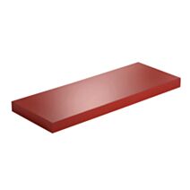 Tablette DS4 38 mm 60 x 23,5 cm rouge - DECO SYSTEM
