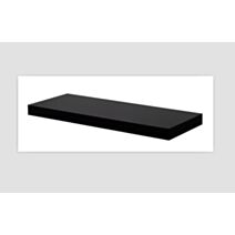 Etagère 90 x 23,5cm ép. 38mm noir brillant - DECO SYSTEM 