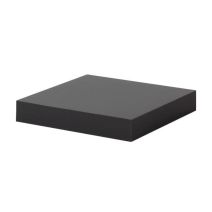 Etagère 23x23,5cm ép.38mm gris brillant - DECO SYSTEM 