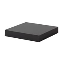 Etagère 23x23,5cm ép.38mm gris brillant - DECO SYSTEM 