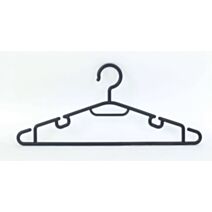 5 Cintres en plastique noir