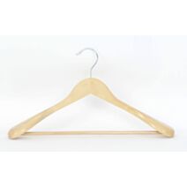 Cintre pour costume en bois naturel