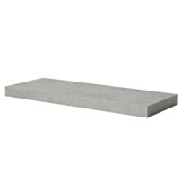 Tablette DS4 MDF 38 mm 60 x 23,5 cm béton - DECO SYSTEM