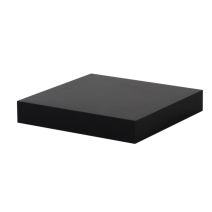 Tablette DS4 38 mm 23 x 23,5 cm noir - DECO SYSTEM