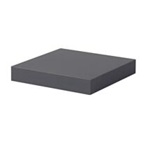 Tablette DS4 MDF 38 mm 23 x 23,5 cm gris - DECO SYSTEM
