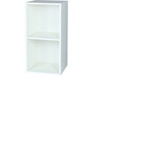 Étagère modulaire Cubbox 2 cases 12mm 61,3x31,5x29,5cm blanc - DECO SYSTEM