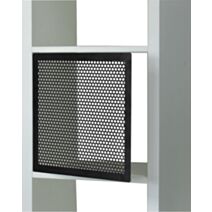 Porte meuble à cases en métal noir ajouré - DECO SYSTEM