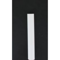 Tube fer forgé D28 1.60m blanc mat