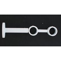 Support simple extensible D28 190 mm blanc mat