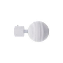 Lot de 2 embouts Globe D20 blanc mat