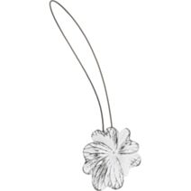 Embrasse résine aimantée Eva MM blanc/noir - LUANCE