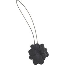 Embrasse résine aimantée Eva MM gris anthracite - LUANCE