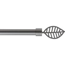 Kit extensible 120-210 cm Ø19 embout Hugo gris béton - LUANCE