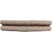 Boudin de porte double bourrelet Jungle 80 cm effet lin beige - LUANCE