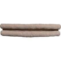 Boudin de porte double bourrelet Jungle 80 cm effet lin beige - LUANCE
